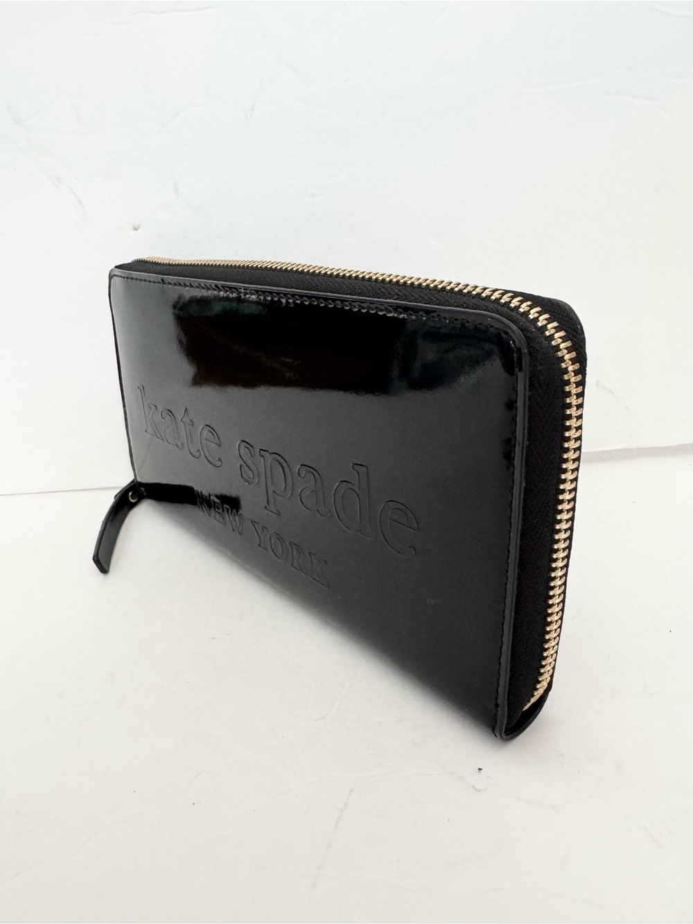 kate spade Chrissy Black Patent Wallet PWRU1184 - Picture 2 of 16